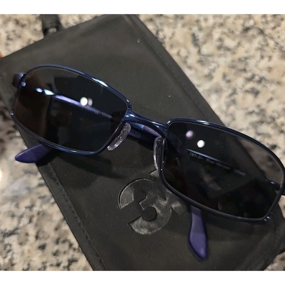 NEW 3M‎ TRX Blue Horizon Sunglasses Occupational Rectangular Full Rim 3m Z87-2+